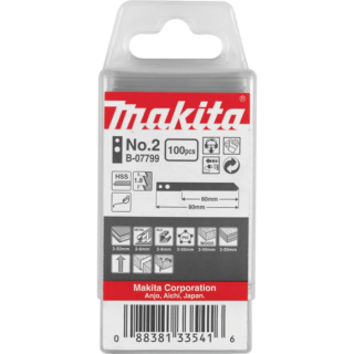 Пилка Makita для лобзика 100 шт. № 2