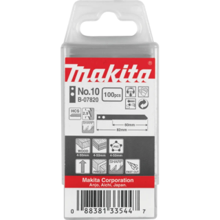 Пилы для лобзика Makita 100 шт, ном, 10, B-07820
