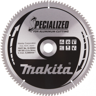 Пиляльний диск Makita Makita SPECIALIZED: алюміній 305х30 мм 100Т B-09684
