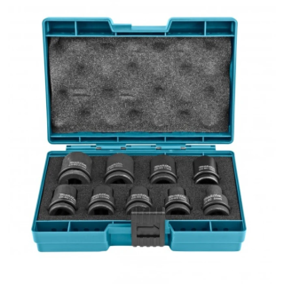 Набір ударних головок Makita 1/2'', 35 мм, 9 шт, B-66232