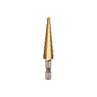 Свердло Makita ступінчасте з прямою канавкою HSS-TiN, 4-12х65мм D-40113