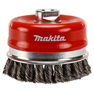 Чашечная щетка из крученого проволоки 100 мм Makita P-04472