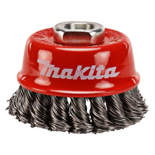 Чашечная щетка с витой проволокой М14/65 мм/0,5 мм, усиленная, MAKITA, P-04488