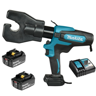 Аккумуляторный инструмент для обжима кабеля Makita LXT DTC303ZK+BL1850x2 + DC18RC