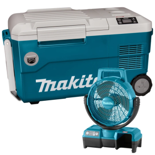 Набор Makita холодильник-нагреватель CW001GZ+ вентилятор CF001GZ