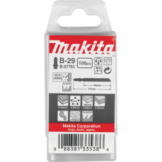 Пилка Makita для лобзика 100 шт. В-29