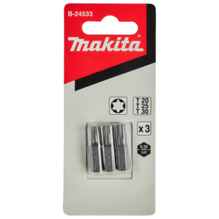 Биты Makita T20, T25, T30 (3 шт.)