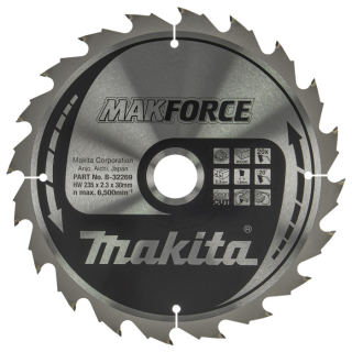 Пиляльний диск MAKForce: дерево Makita 235 мм 20 зубів