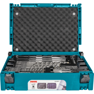 Набір свердл та доліт Makita для SDS-PLUS в Makpac 17 шт