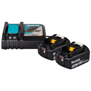 Комплект аккумуляторов LXT Makita BL1850Bx2, DC18RC