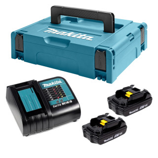 Комплект аккумуляторов LXT Makita BL1815Nx2, DC18SD, Makpac1