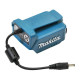 Держатель аккумулятора Makita для аккумуляторной куртки, USB преобразователь для мобильных устройств CXT 12 В