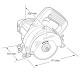 Алмазная дисковая пила по камню Makita 4101 RH