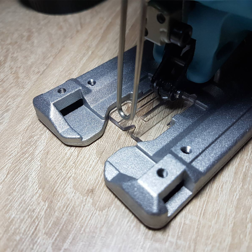 Лобзик Makita 4329X + захисна пластинка від сколів