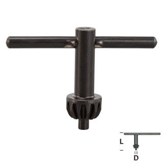 Ключ Makita для сверлильного патрона S13 для моделей 8450, DP4010, DS4010, DS4011, DS4012, HP1300S, HP1510, HP1630, HP1640, HP2030, HP2032, HP2040, HP2050, HP2050F, HP2070, HP2070F