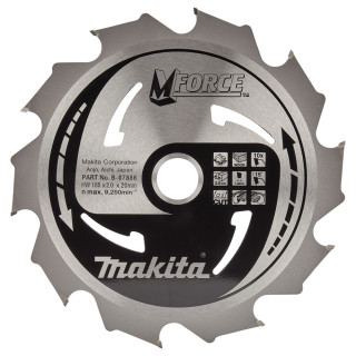 Пиляльний диск MForce: дерево Makita 165 мм 10 зубів