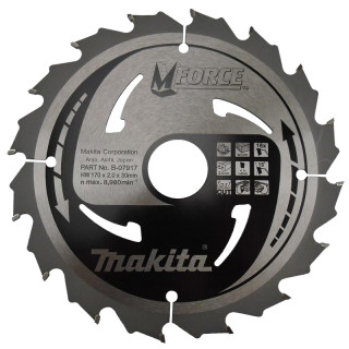 Пиляльний диск MForce: дерево Makita 170 мм 16 зубів