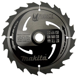 Пиляльний диск MForce: дерево Makita 180 мм 16 зубів