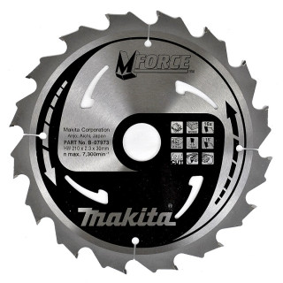 Пиляльний диск MForce: дерево Makita 210 мм 16 зубів