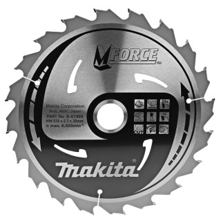 Пиляльний диск MForce: дерево Makita 235 мм 20 зубів
