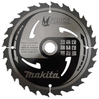 Пиляльний диск MForce: дерево Makita 180 мм 24 зуба