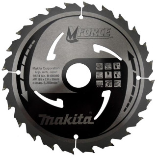Пиляльний диск MForce: дерево Makita 185 мм 24 зуба