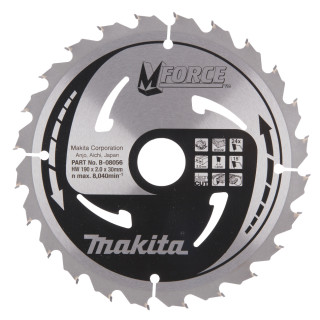 Пиляльний диск MForce: дерево Makita 190x30 мм 24Т