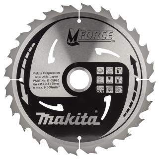 Пиляльний диск MForce: дерево Makita 235 мм 24 зуба