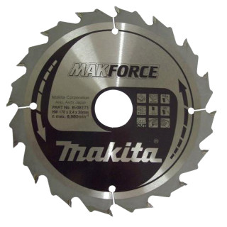 Пиляльний диск MAKForce: дерево Makita 170 мм 16 зубів
