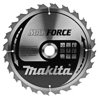 Пиляльний диск MAKForce: дерево Makita 270 мм 24 зуба