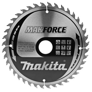 Пиляльний диск MAKForce: дерево Makita 190x30 мм 40 зубів