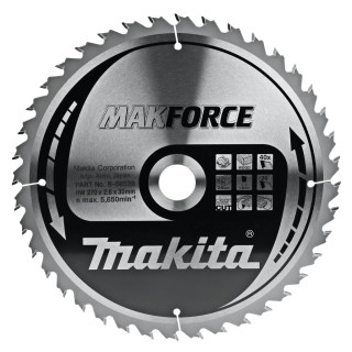 Пиляльний диск MAKForce: дерево Makita 270 мм 40 зубів