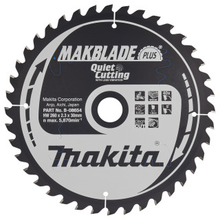 Пильный диск MAKBlade Plus: для дерева, Makita , 260 мм, 40 зубьев