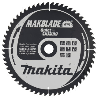 Пиляльний диск MAKBlade Plus: дерево Makita 305 мм 60 зубів
