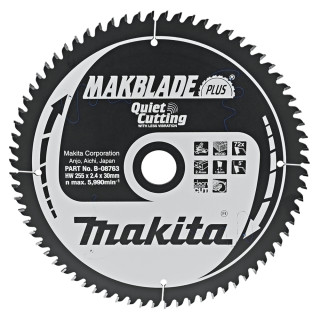Пиляльний диск MAKBlade Plus: дерево Makita 255 мм 72 зуба