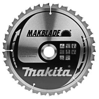 Пильный диск MAKBlade: для дерева Makita , 255 мм, 32 зубца