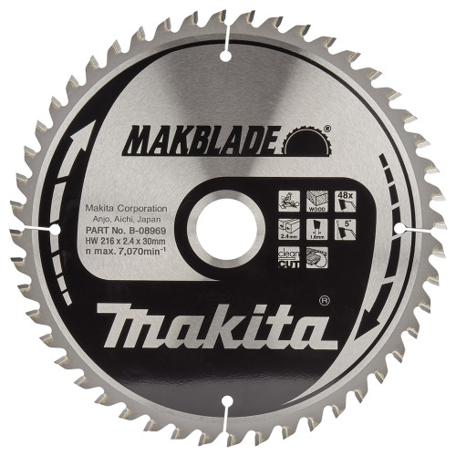 Пильный диск MAKBlade: дерево Makita 216x30 48T