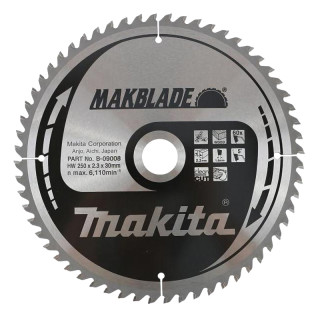 Пиляльний диск MAKBlade: дерево Makita 250x30 60T