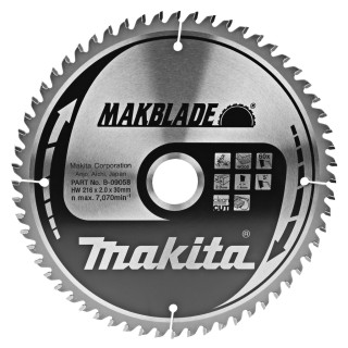 Пильный диск MAKBlade: дерево Makita 216x30 60T