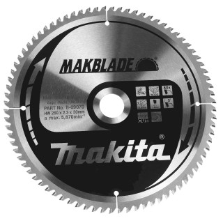 Пильный диск MAKBlade: дерево Makita 260 мм, 80 зубьев