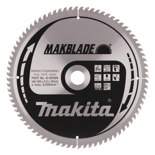 Пильный диск MAKBlade: дерево Makita 305 мм, 80 зубьев