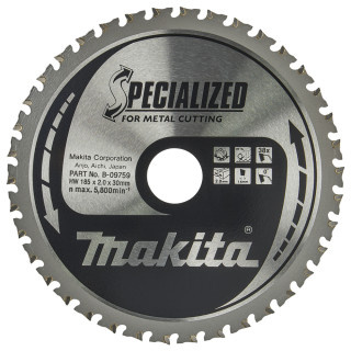 Пильный диск SPECIALIZED: сталь Makita 185×30 мм, 38 зубьев