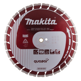 Алмазный диск QUASAR для бетона и камня, сегмент Makita , 400×25,4 (20) мм, для сухой/мокрой резки