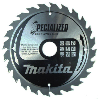 Пильный диск SPECIALIZED: дерево Makita для погружных пил 190x30 мм 24T