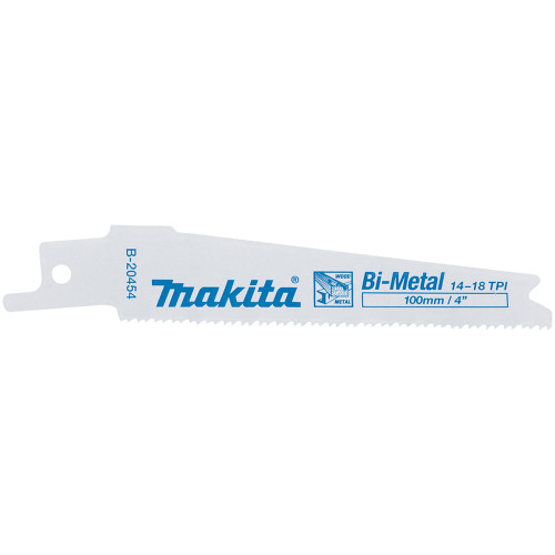Пильные полотна Makita для сабельных пил Bi-Metal: дерево с гвоздями, сталь, стальные трубы