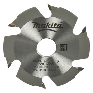 Фреза дискова 100x4х22 мм 6T Makita для 3901/ PJ7000/ BPJ180, DPJ180Z