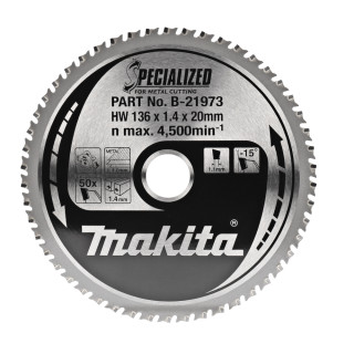 Пильный диск SPECIALIZED: сталь Makita 136x20 мм 50T