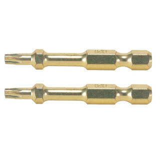 Торсіонна намагнічена біта Torx Makita T20 Impact GOLD 2 шт
