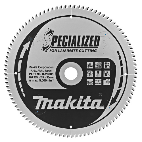 Пиляльний диск TCT: ламінат Makita 305х30 мм 96T