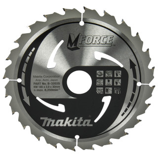 Пиляльний диск MForce: дерево Makita 185x30 мм 24Т